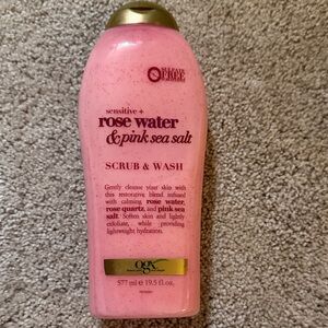 OGX Rose Water & Pink Sea Salt Body Wash
